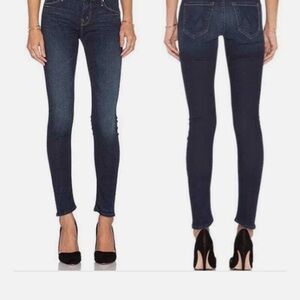 MOTHER Midnight Blue Skinny Jeans